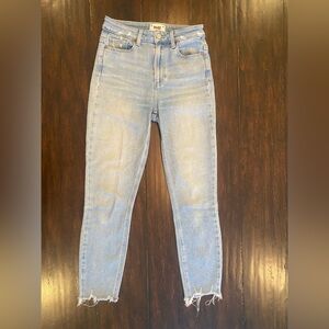 PAIGE Light Blue Ankle Jeans